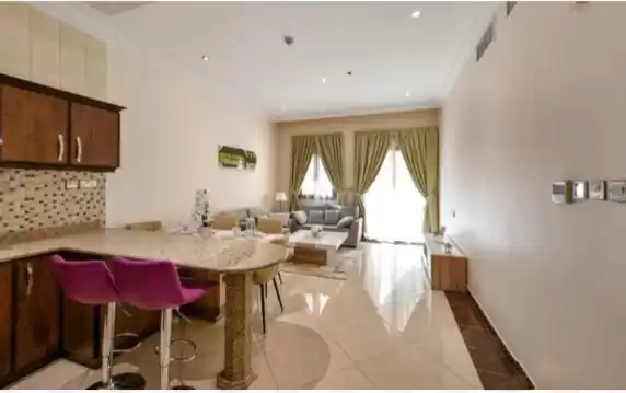Residencial Listo Propiedad 1 dormitorio F / F Apartamento  alquiler en al-sad , Doha #15362 - 1  image 